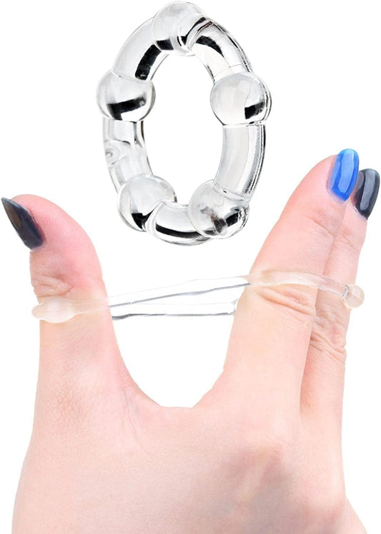 Silicone Cock Ring Penis Rings Ring Male Adult Sex Toys for Men Sex Toy for Men for Games Erection Longer Harder Stronger Sex Machine for Couples Pleasure