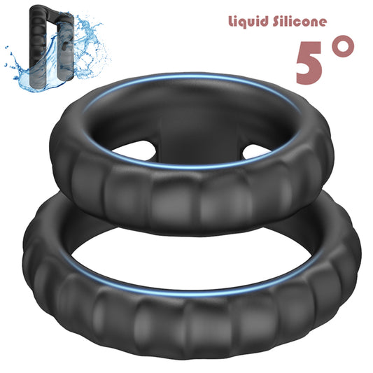 Silicone Cock Ring Penis Rings Ring Male Adult Sex Toys for Men Sex Toy for Men for Games Erection Longer Harder Stronger Sex Machine for Couples Pleasure