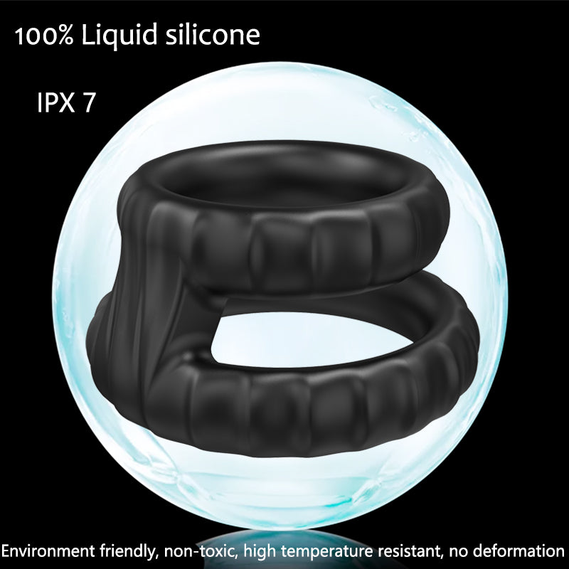 Silicone Cock Ring Penis Rings Ring Male Adult Sex Toys for Men Sex Toy for Men for Games Erection Longer Harder Stronger Sex Machine for Couples Pleasure