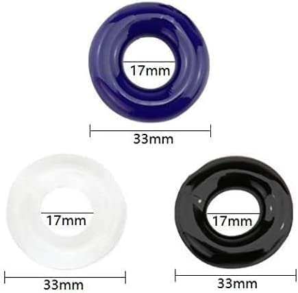 Silicone Cock Ring Penis Rings Ring Male Adult Sex Toys for Men Sex Toy for Men for Games Erection Longer Harder Stronger Sex Machine for Couples Pleasure
