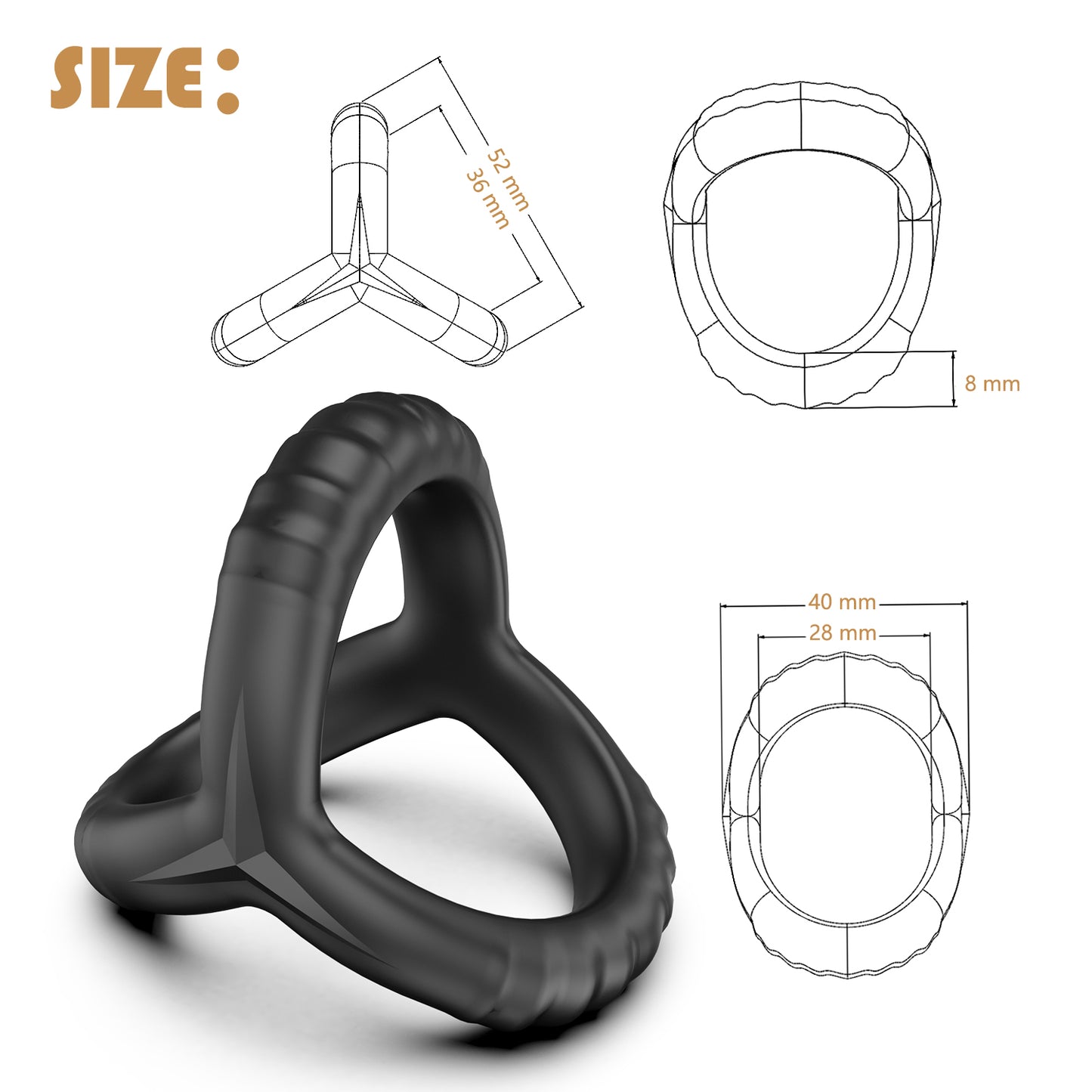New Silicone Cock Ring for Men Sex Toys for Couples Erection Silicone Cock Rings for Couple Penis Rings for Male Longer Harder Stronger Machine Sunglasses