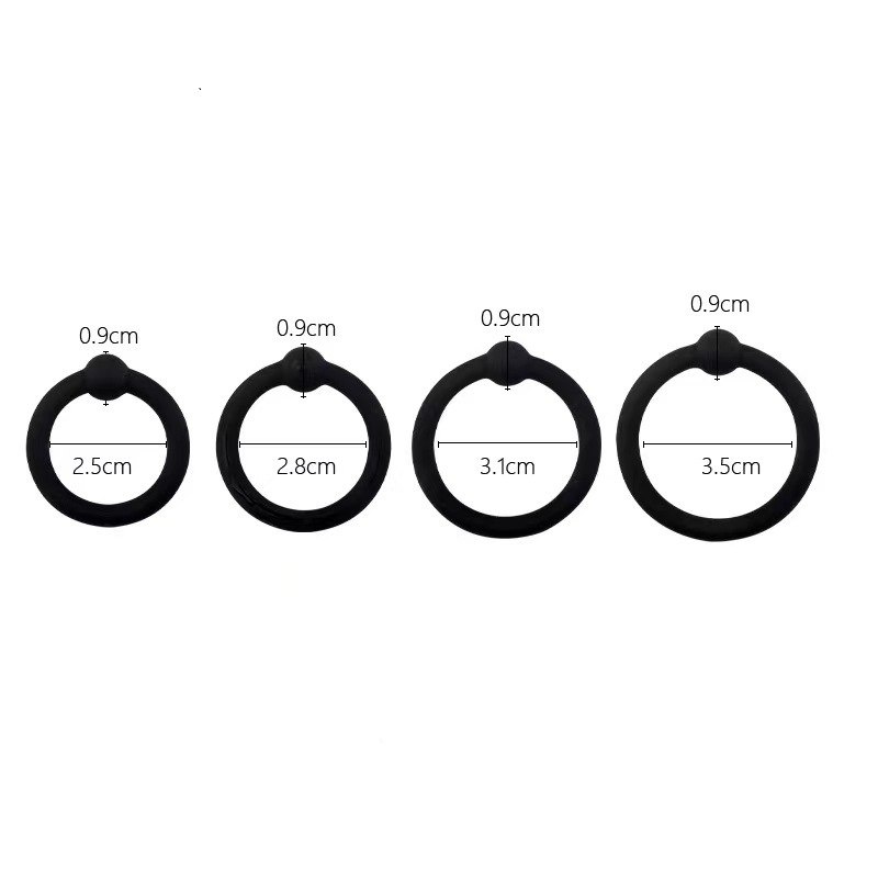 Silicone Cock Ring Penis Rings Ring Male Adult Sex Toys for Men Sex Toy for Men for Games Erection Longer Harder Stronger Sex Machine for Couples Pleasure