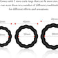 Silicone Cock Ring Penis Rings Ring Male Adult Sex Toys for Men Sex Toy for Men for Games Erection Longer Harder Stronger Sex Machine for Couples Pleasure