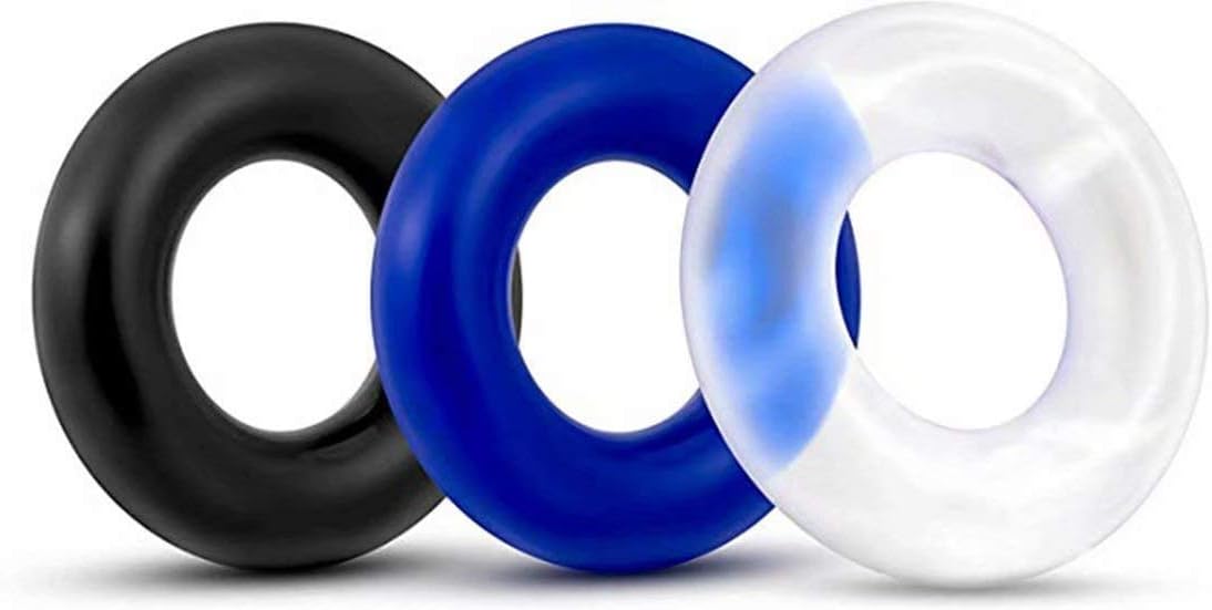 Silicone Cock Ring Penis Rings Ring Male Adult Sex Toys for Men Sex Toy for Men for Games Erection Longer Harder Stronger Sex Machine for Couples Pleasure
