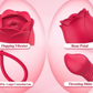 Upgurde Rose Toy- 18 Flapping Vibrator with Thrusting Dildo